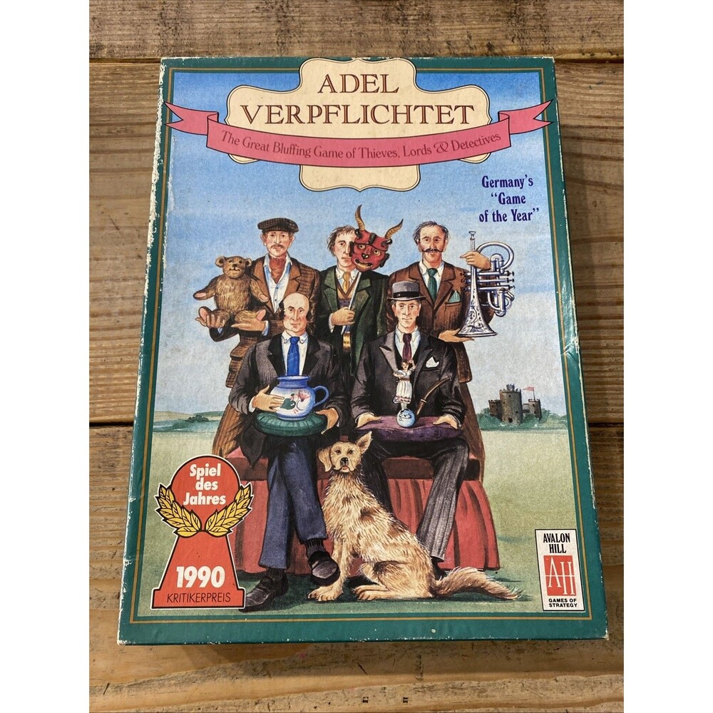 Adel Verpflichtet Board Game Complete 1991 Avalon Hill Complete